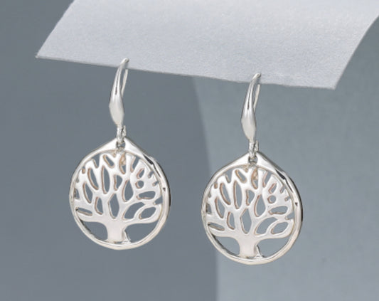 TREE OF LIFE HOOK EARRINGS