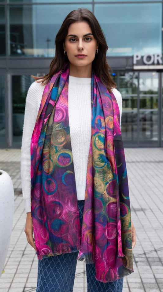 ABSTRACT PRINT SCARF