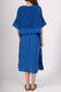 COTTON 2 PART DRESS - 8-14 - COBALT BLUE