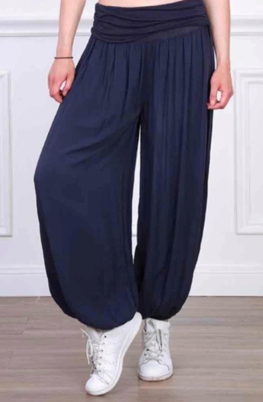HAREM PANTS - 10-16 - NAVY
