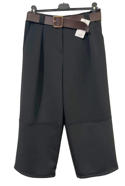 CROPPED PALAZZO - 10-16 - BLACK