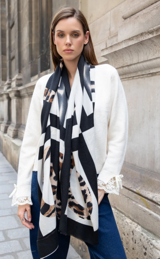 ANIMAL PRINT SCARF