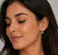 AURALINA BRASS CRESENT EARRINGS