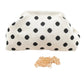 POLKA CLUTCH BAG - BEIGE
