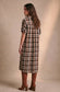 COTTON BLEND SHIRT DRESS - 10-16 - CAMEL