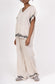 COTTON/LINEN BLEND EMBROIDERED CO-ORD - 10-12 & 12-14