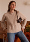 PEPLUM KNIT - 8-12 - BEIGE