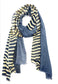WOOL BLEND STRIPE SCARF