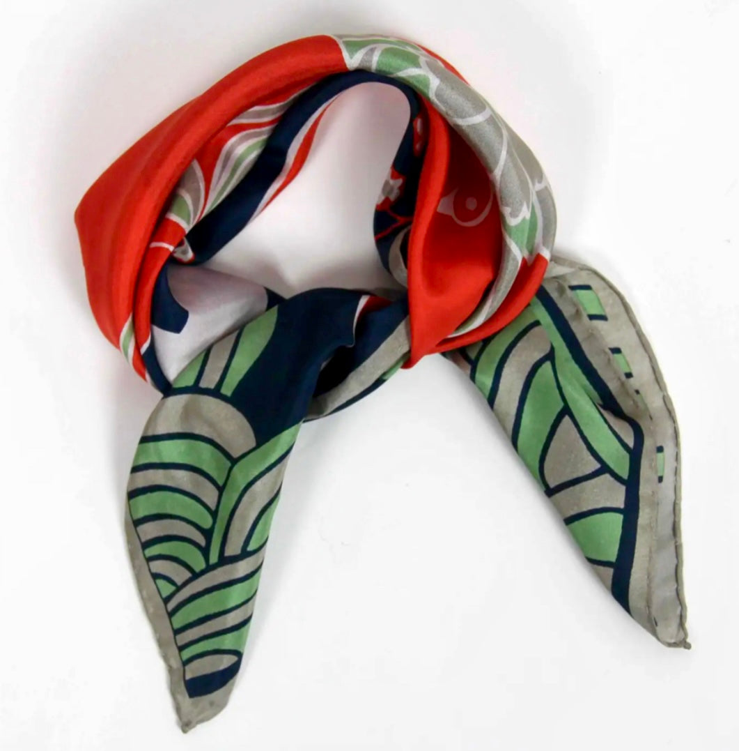 SILK SQUARE SCARF