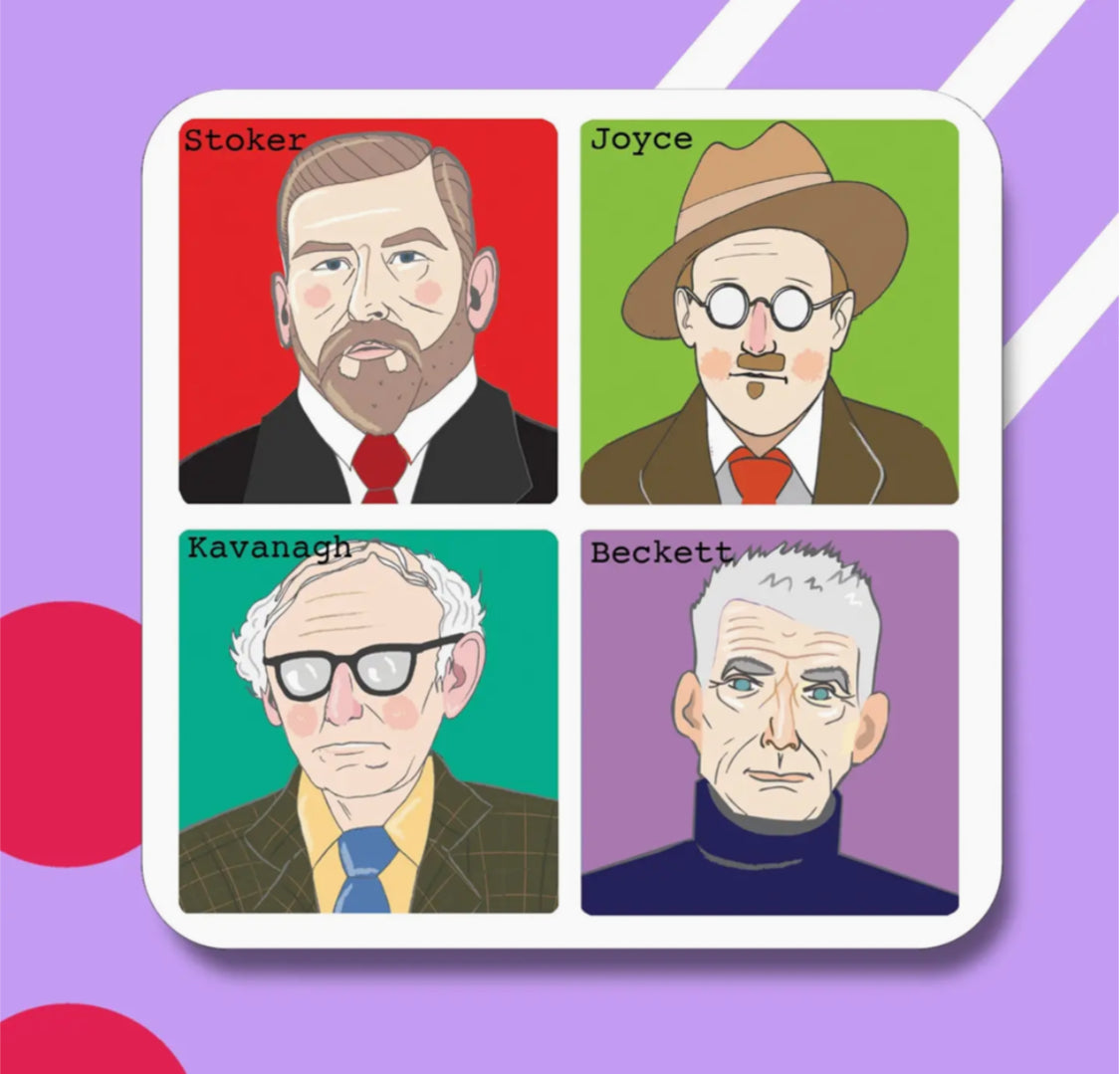 IRISH WRITER COASTER