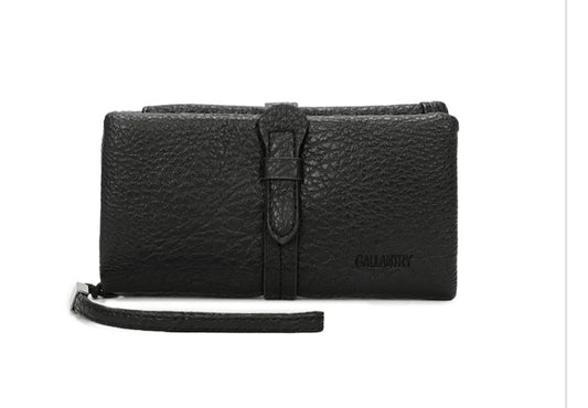 SOFT FOLDING WALLET - BLACK