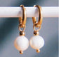 STAINLESS STEEL FRESHWATER PEARL HUGGIES