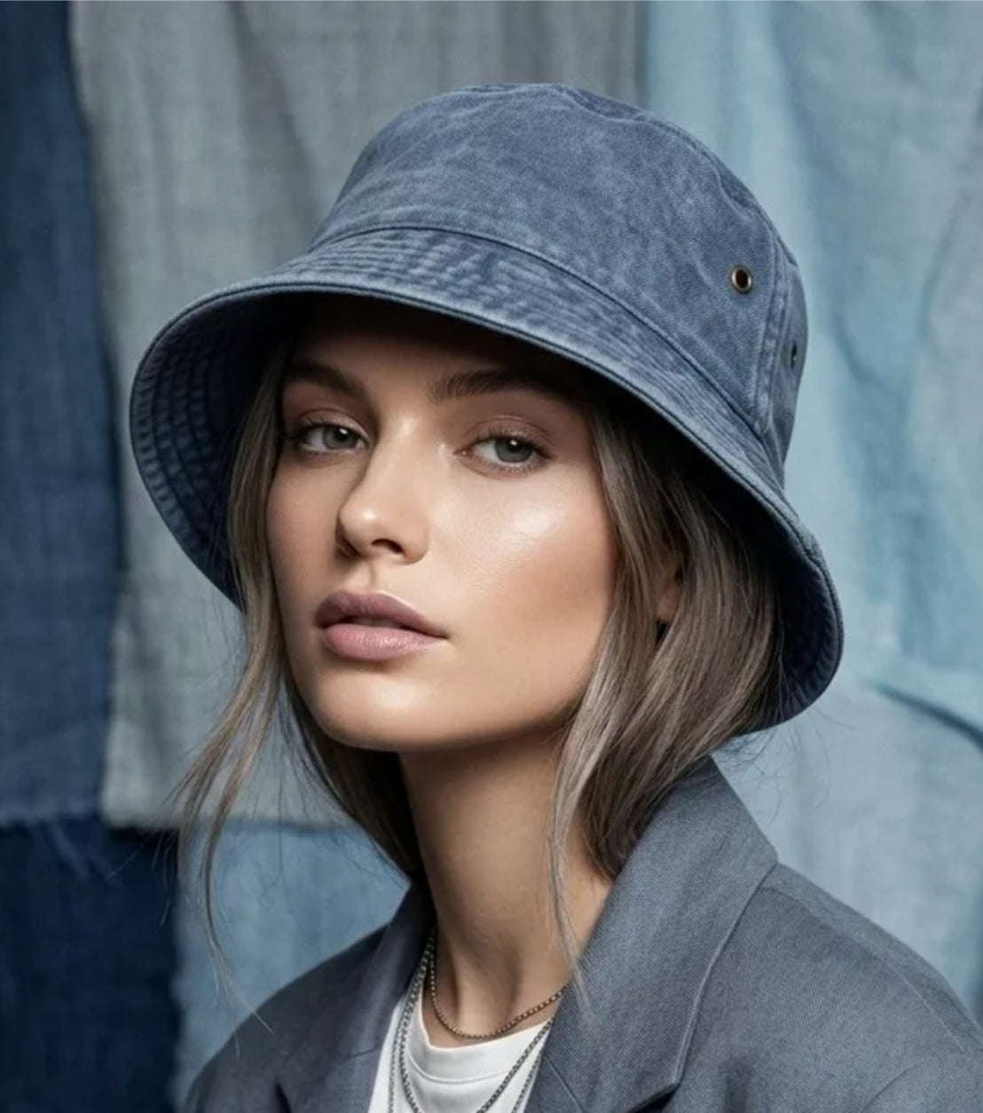 DENIM BUCKET HAT