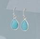 STONE DROP EARRINGS - TURQUOISE