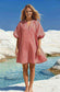 COTTON GINGHAM DRESS - 10-16 - RED