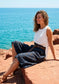 LINEN POLKA BERMUDAS - 10-16