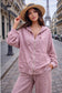 LINEN HOOD JACKET - 10-16 - PINK