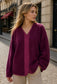 FLEECE POPPER JACKET - 10-16 - BURGUNDY