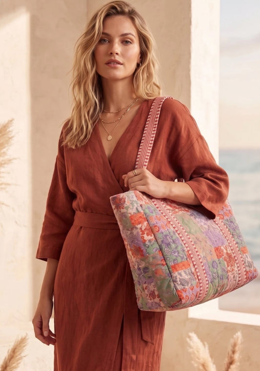 QUILTED TOTE
