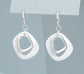 DROP HOOK EARRINGS - SILVER