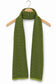 CASHMERE & MERINO WOOL STRIPE SCARF - GREEN