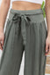 TULIP HEM LINEN PANTS - 10-16 - KHAKI