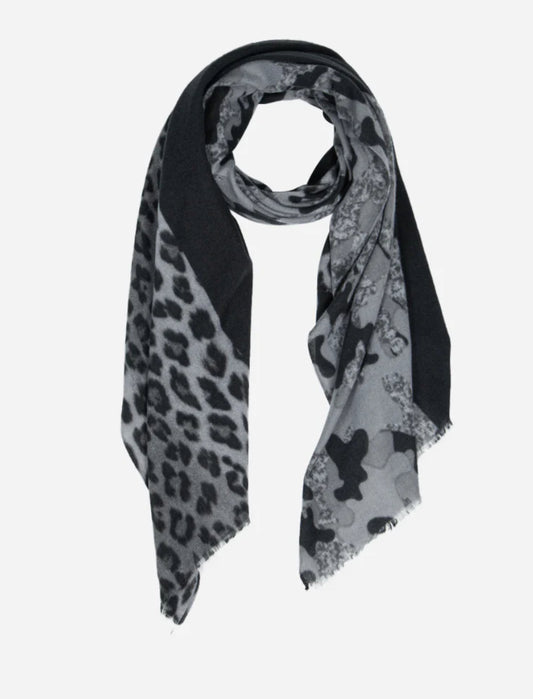 CAMO/ANIMAL PRINT MIX SCARF