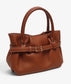 TOTE WITH LONG HANDLE - TAN