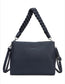 BRAIDED HANDLE CROSSBODY - NAVY