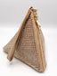 CHAMPAGNE CRYSTAL TRIANGLE OCCASION BAG