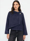 SIDE TIE JACKET - 10-16 - NAVY