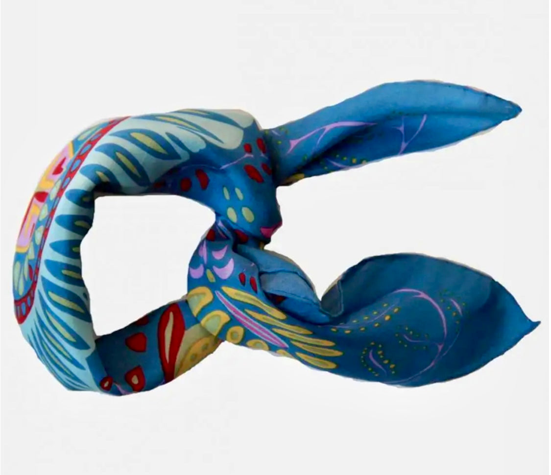 SILK SQUARE SCARF