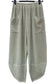 TULIP HEM COTTON LINEN PANTS - 10-16