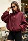 MILITARY TOGGLE JACKET - 10-16 - BURGUNDY