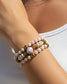 TRIPLE STRAND CERAMIC BEAD BRACELET