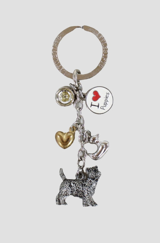 GIFT BOXED DOG KEYRING/BAG CHARM