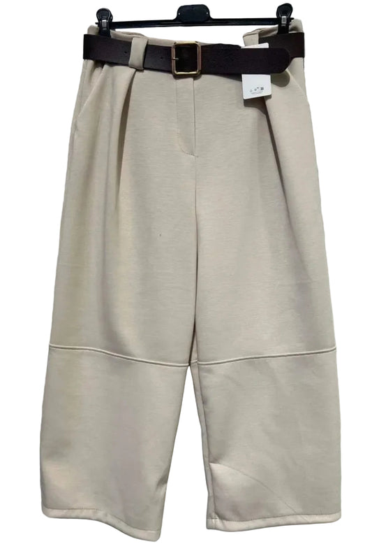 CROPPED PALAZZO - 10-16 - BEIGE