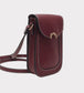 PHONE CROSSBODY - BURGUNDY