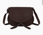 TASSLE CROSSBODY - DARK BROWN