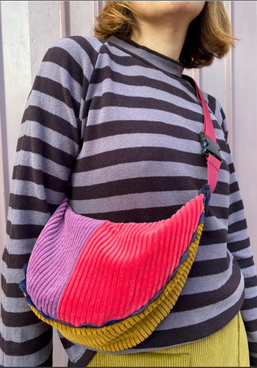 VINTAGE VELVET HANDBAG - HANDMADE IN ITALY