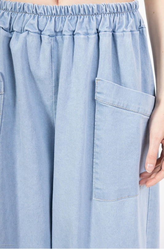 TULIP HEM DENIM PANTS - 10-16