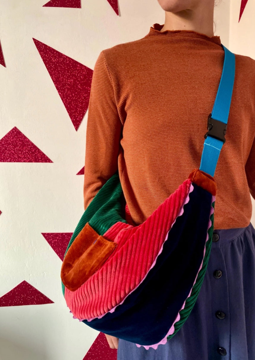 VINTAGE VELVET CROSSBODY - HANDMADE IN ITALY