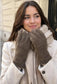 TEDDY GLOVES - COFFEE