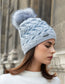 FLEECE LINED POM HAT