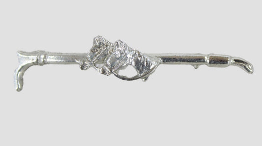 GIFT BOXED HORSE HEAD PIN BROOCH