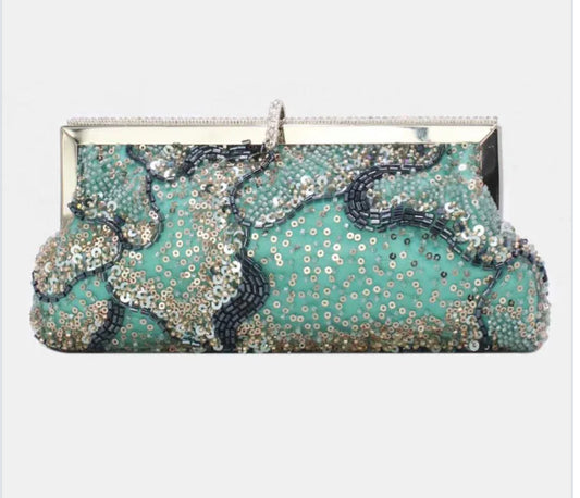 BEADED SEQUIN OCCASION BAG