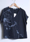 FLORAL PRINT LINEN TOP - 10-16