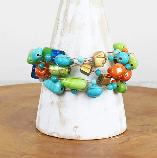 GLASS BEAD BRACELET