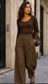 COTTON CHECK PALAZZO - 10-16