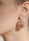 STATEMENT FLOWER EARRINGS- MULTI